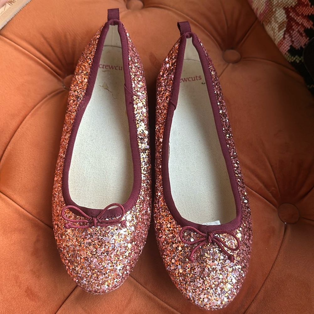 Crewcuts Glittery Pink Dress Shoes